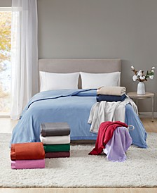 Soft Fleece Blankets, Created for Macy's
