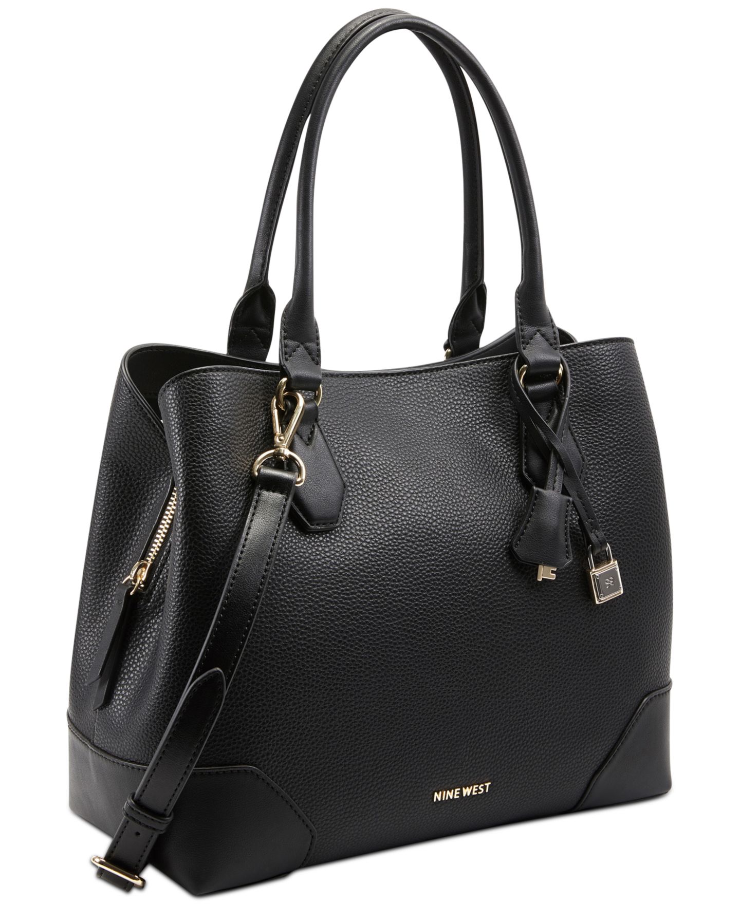 Женская сумка Nine West Brooklyn Jet Set Carryall, цвет: Чёрный — фото 3