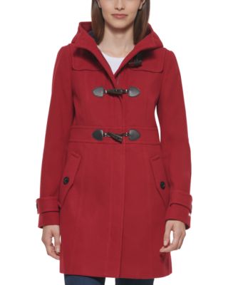 Tommy Hilfiger Hooded Toggle Walker Coat, Created for Macy's - Macy's