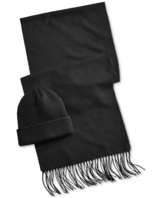 Men's Beanie & Scarf Set, Created for Macy's