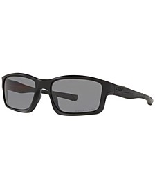 Men's Rectangle Sunglasses, OO9247 57 Chainlink 