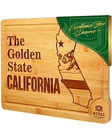 Cutting Board For Kitchen California Cheese Board Charcuterie Platter and Serving Tray