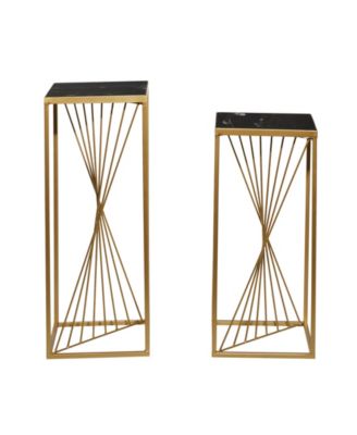 Contemporary Accent Table, Set of 2