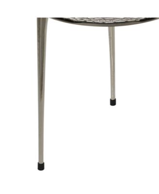 Contemporary Aluminum Accent Table