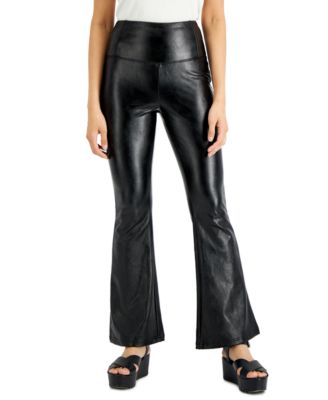 Tinseltown Juniors' Faux-Leather Flare 