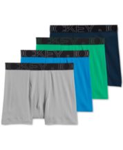HURLEY Supersoft Mens Boxer Briefs 3 Pack - GREEN COMBO