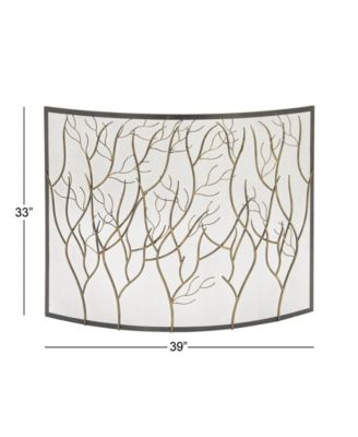 Eclectic Fireplace Screen