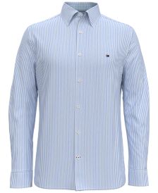 Men's Custom-Fit TH Flex Stretch Quick-Dry Stripe Shirt 