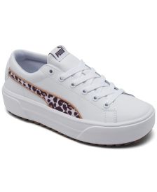 Women's Kaia Platform Leopard Casual Sneakers from Finish Line