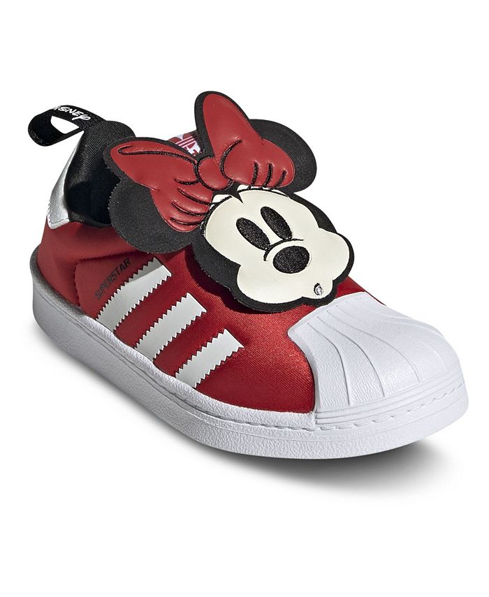 adidas Little Disney Mouse Superstar 360 Casual Sneakers from Finish Line - Macy's