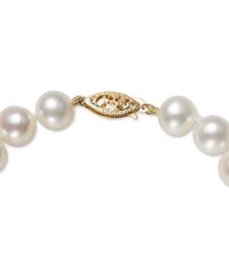 AA 18" Cultured Freshwater Pearl Strand Necklace (7-1/2-8-1/2mm)  