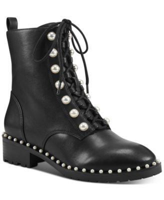 INC International Concepts - Women's Glynee Lace-Up Booties