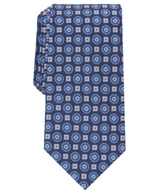 Club Room Men's Classic Medallion Tie, Created for Macy's - Macy's