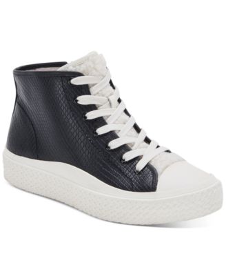 Dolce Vita - Veola Plush Lace-Up High-Top Sneakers