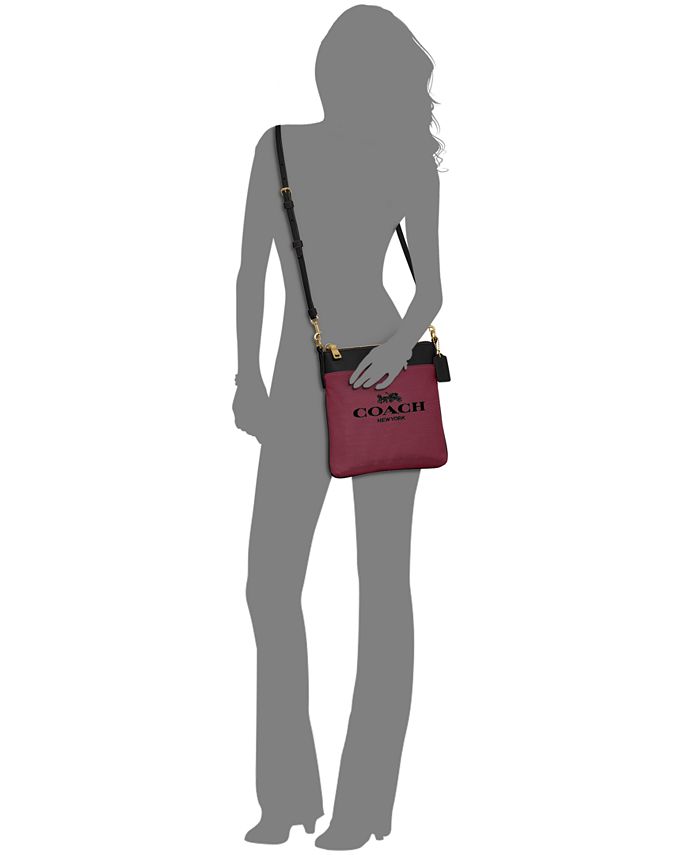 COACH Kitt Denim Jacquard Crossbody & Reviews Handbags & Accessories