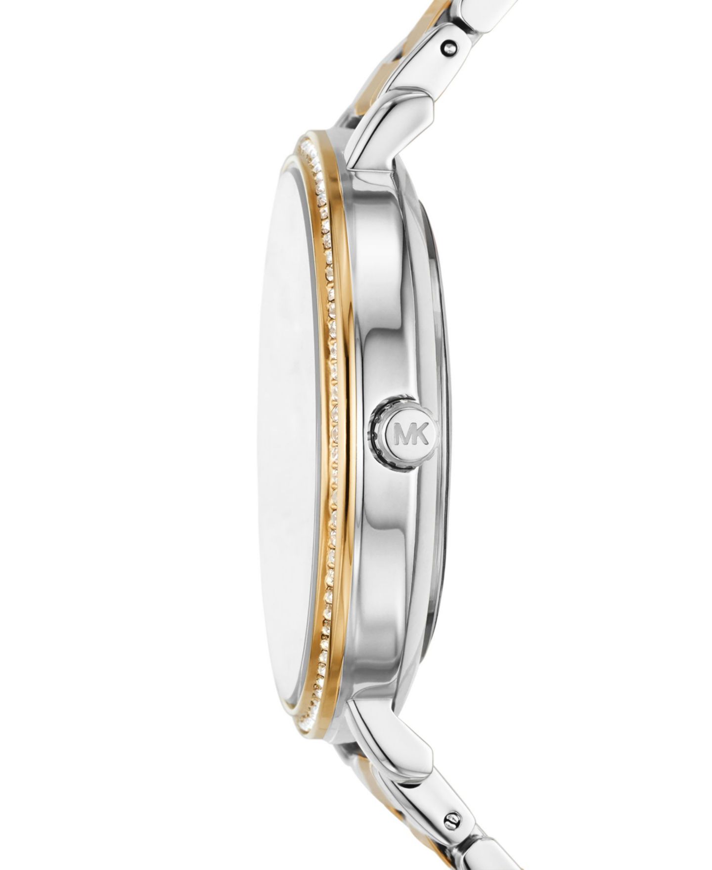 Женские часы Michael Kors Pyper Two-Tone Stainless Steel Bracelet Watch 38mm, цвет: Двухцветный — фото 3