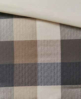 Ridge Herringbone 7-Pc. Comforter Set, Queen