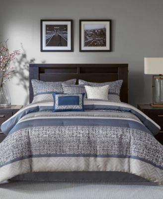 Rhapsody Jacquard 7-Pc. Comforter Set, California King