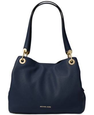 macy's blue michael kors purse