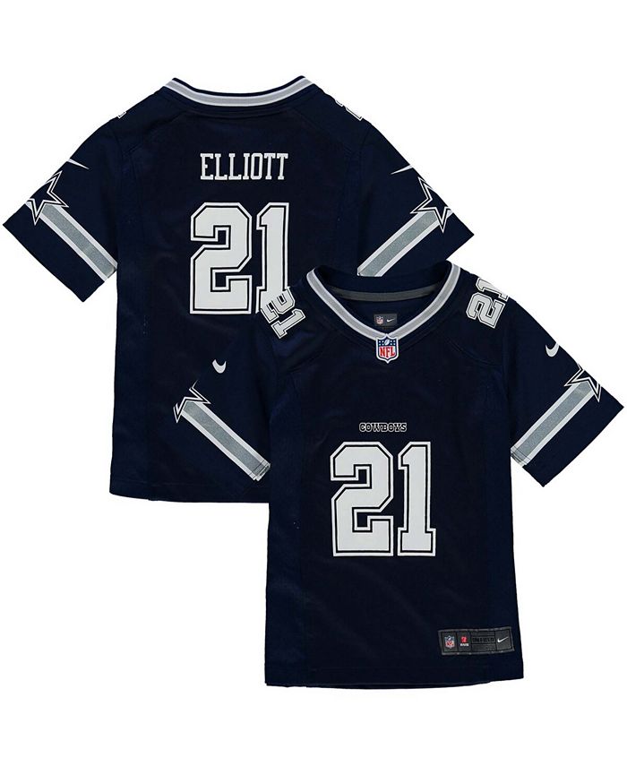 Nike Ezekiel Elliott Dallas Cowboys Youth Game Jersey (Navy) Large