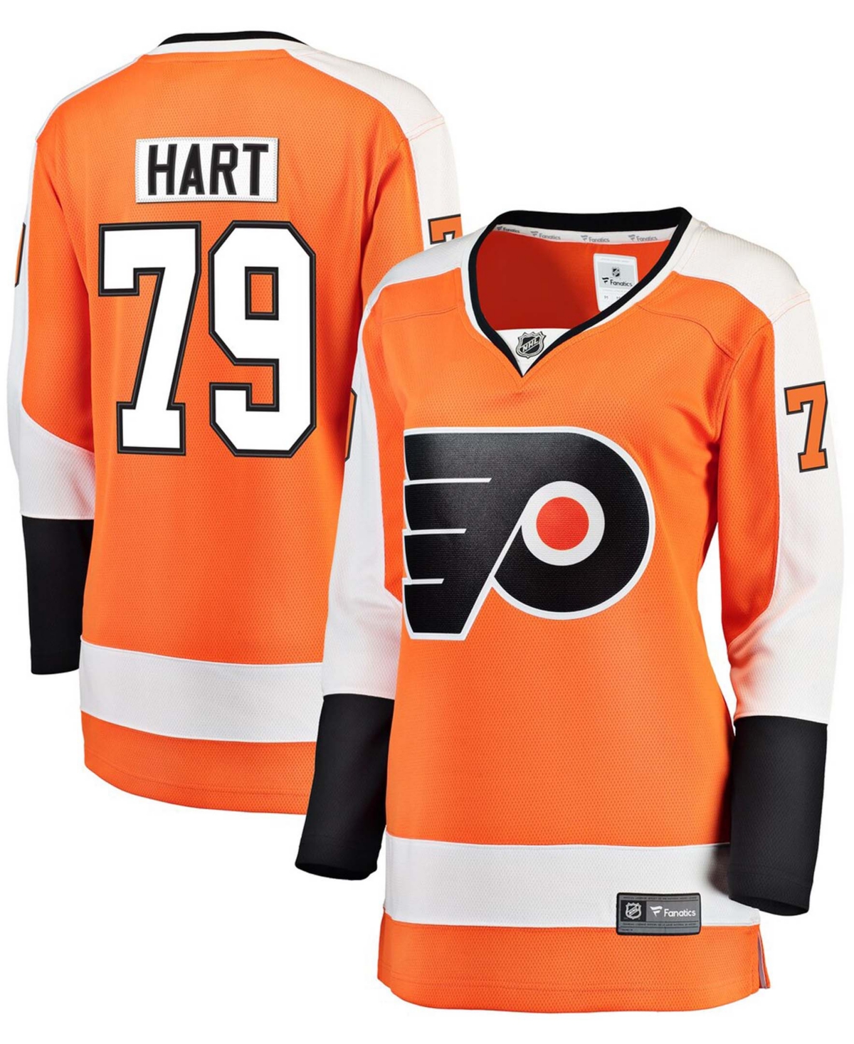 Women's Carter Hart Philadelphia Flyers Orange Home Premier Breakaway Player Jersey - Orange