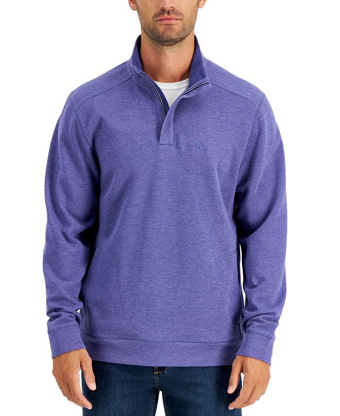 Tommy Bahama Men's Playa Tini Quarter-Zip Sweater, Created for Macy's ...
