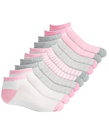 Big Girls 10-Pack Low-Cut Sockss