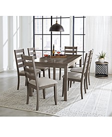 Max Meadows  7-Pc Dining Set (Table + 6 Side Chairs)