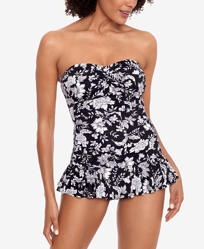 Lauren Ralph Lauren Printed Swim Dress & Reviews - Swimsuits & Cover-Ups -  Women - Macy's