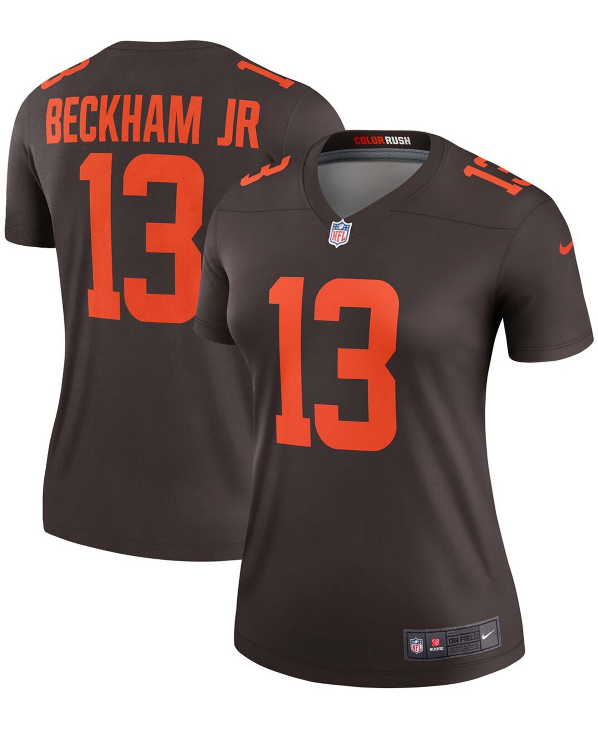 Women's Odell Beckham Jr. Brown Cleveland Browns Alternate Legend Jersey