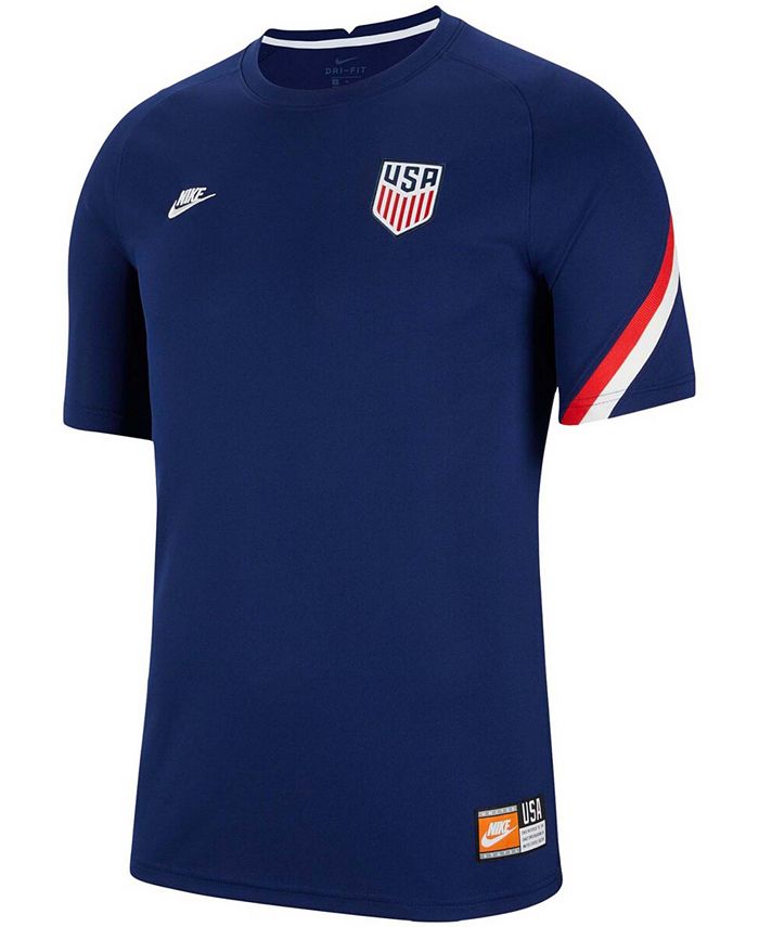 Nike Men's Blue USMNT 2020 Breathe PreMatch Jersey Macy's