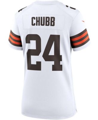 Nike Women's Nick Chubb White Cleveland Browns Game Jersey