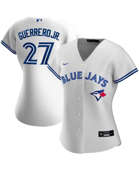 Женский топ Nike Vladimir Guerrero Jr. White Toronto Blue Jays Home Replica Player Jersey
