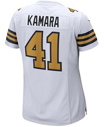 New Orleans Saints Alvin Kamara White Color Rush Legend Player Jersey