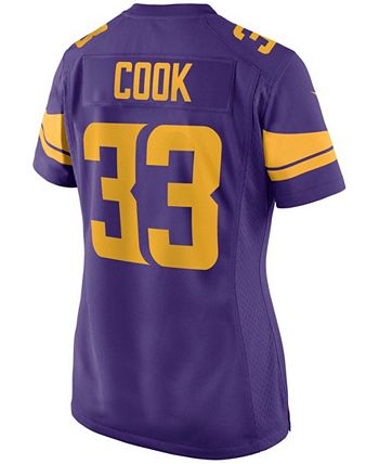 Women's Nike Dalvin Cook Purple Minnesota Vikings Alternate Game Player Jersey, Size: Large