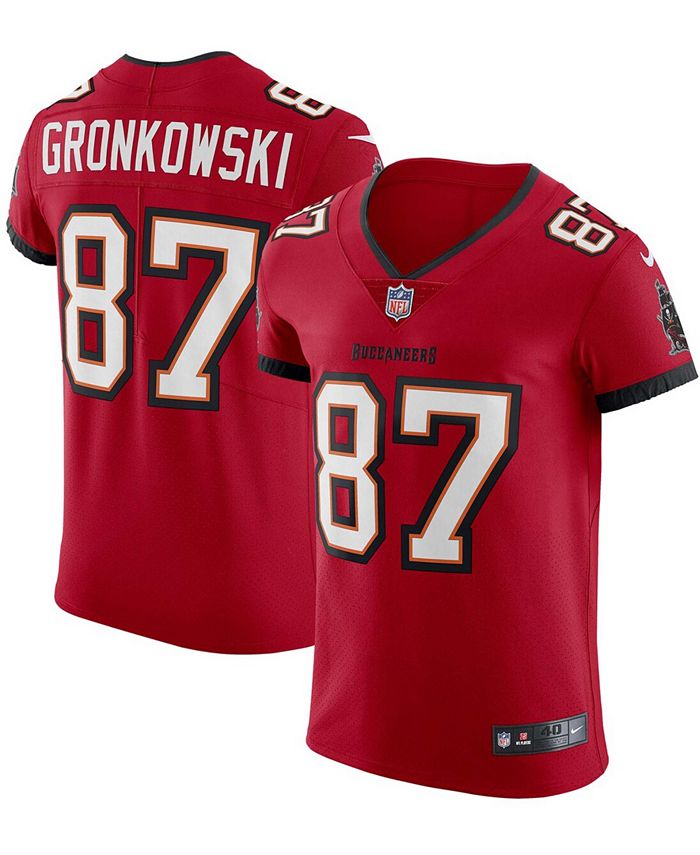 Nike Men's Rob Gronkowski Red Tampa Bay Buccaneers Vapor Elite Jersey -  Macy's