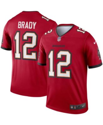 tom brady jersey red