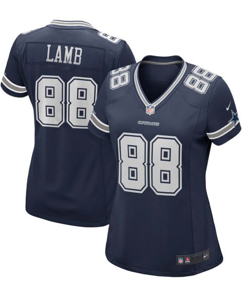 Женский топ Nike CeeDee Lamb Dallas Cowboys Game Jersey, цвет: Тёмно-синий
