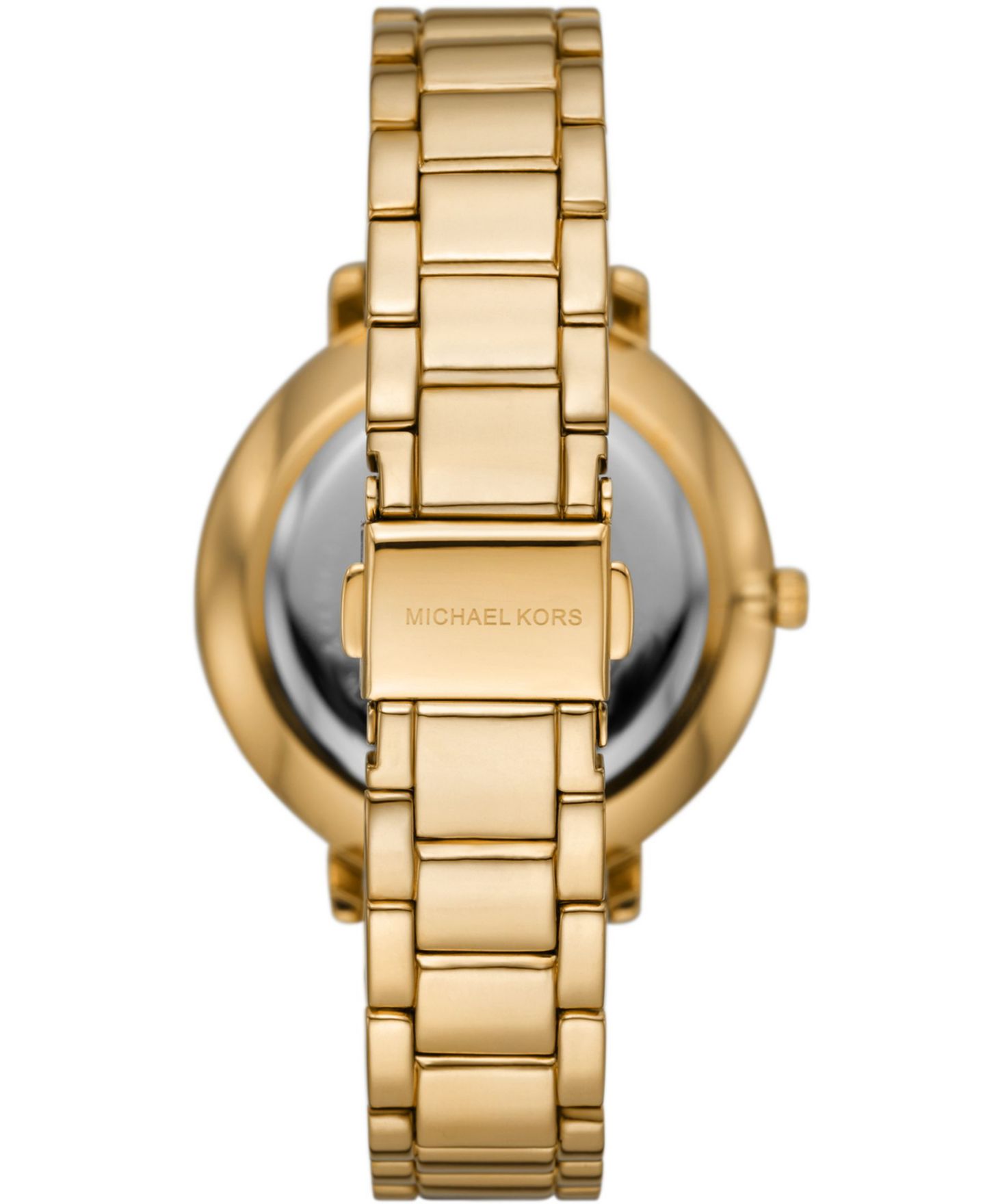 Женские часы Michael Kors Pyper с тремя стрелками, золотистый стальной браслет, 38 мм, цвет: Золотой — фото 2