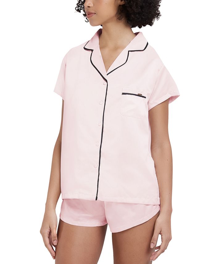 Bluebella Abigail Satin Shirt Shorts Pajamas Set Macy s