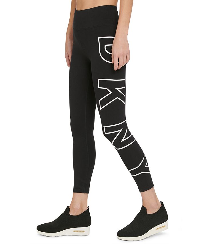 DKNY Women's High-Rise Logo Leggings - Macy's