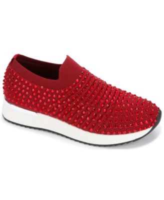 red gym shoes womens