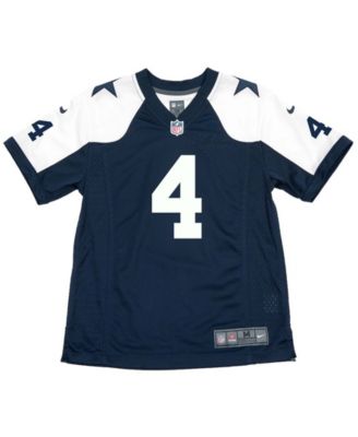 Big Boys and Girls Dak Prescott Dallas Cowboys Throwback Game Jersey