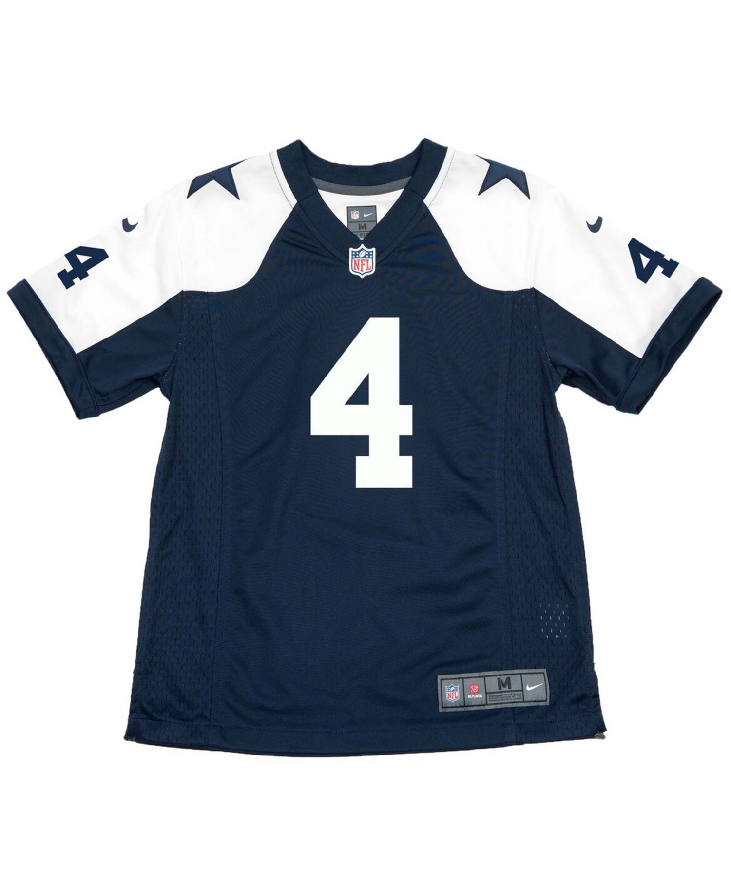 Big Boys and Girls Dak Prescott Dallas Cowboys Throwback Game Jersey