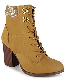 Women's Maddie Studded Hiker Booties