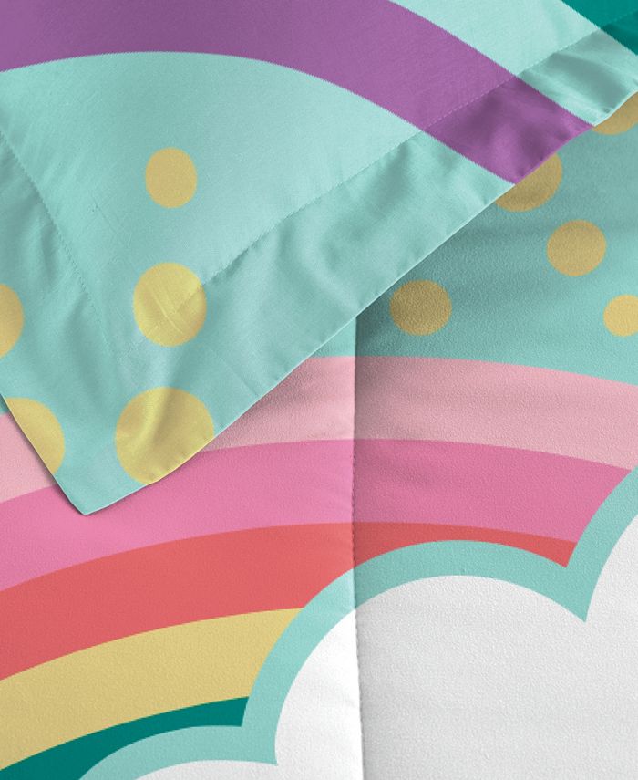 Macy's Dream Factory Rainbow Flare Twin Comforter Set, Set of 5 Macy's
