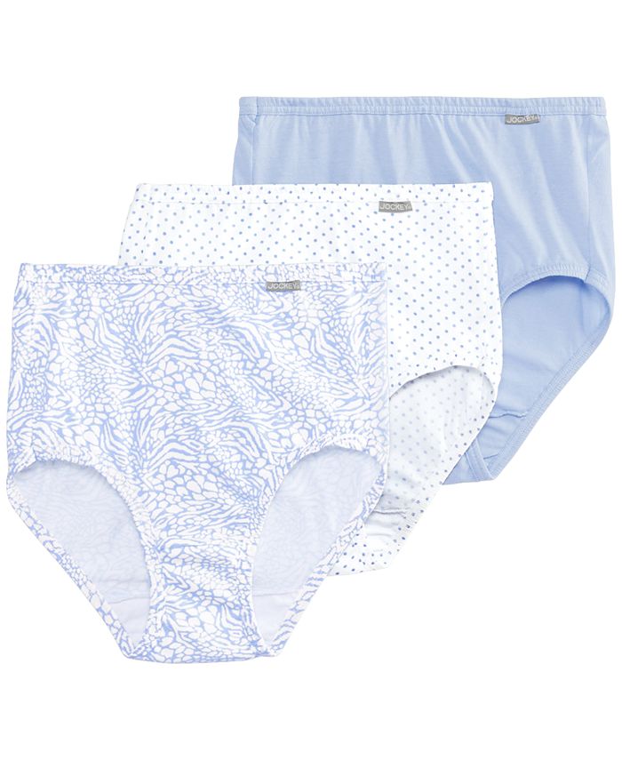 Jockey Elance Brief 3 Pack Underwear 1484, Extended Sizes Macy's