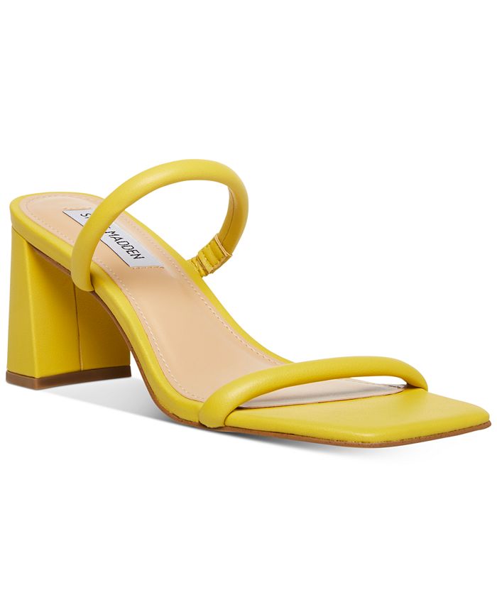 Yellow sandals at macy's on sale