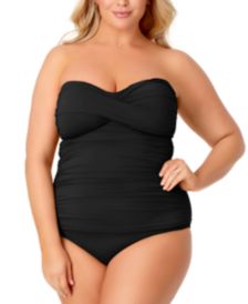 Women's strapless sales bathing suits
