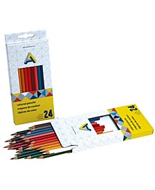 Colored Pencil Set, 24 Pieces
